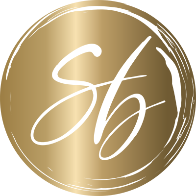 Gold hexagon logo with subtle texture.